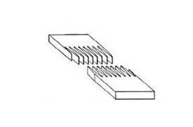 Gỗ ghép cao su 4 Kiểu ghép gỗ đầu (ghép mặt, ghép finger)